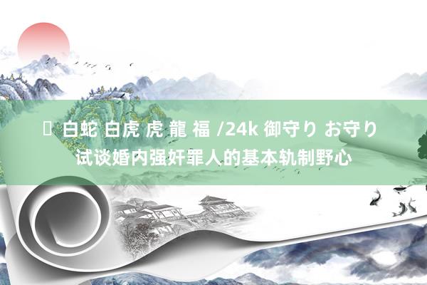 ✨白蛇 白虎 虎 龍 福 /24k 御守り お守り 试谈婚内强奸罪人的基本轨制野心
